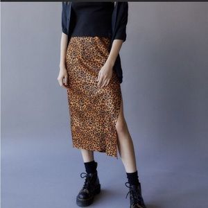 Urban outfitters midi slit skirts
